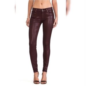 ❌$10 SALE❌ 7 For All Mankind Metallic Ankle Skinny  Jeans